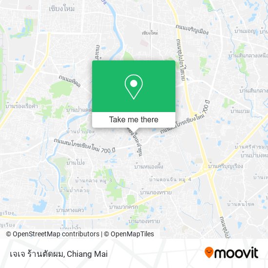 เจเจ ร้านตัดผม map