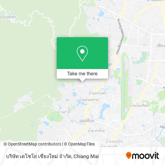 บริษัท เดโชโย่ เชียงใหม่ จํากัด map