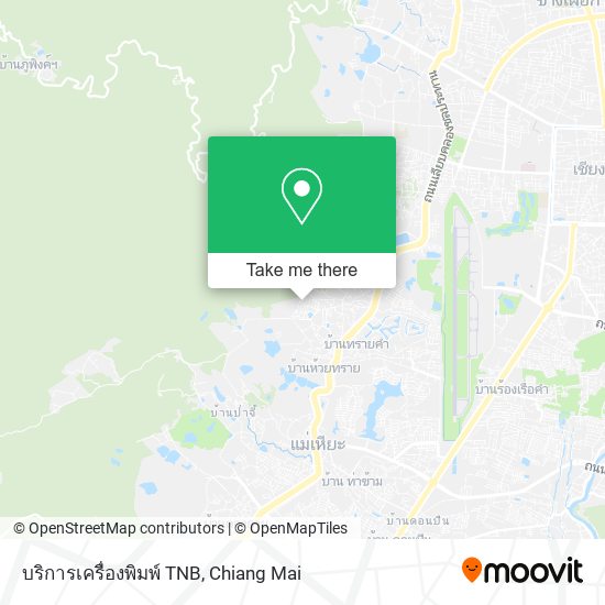 บริการเครื่องพิมพ์ TNB map