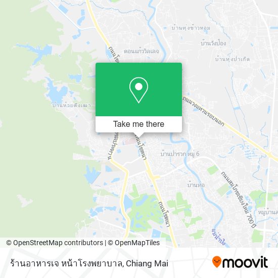 ร้านอาหารเจ หน้าโรงพยาบาล map