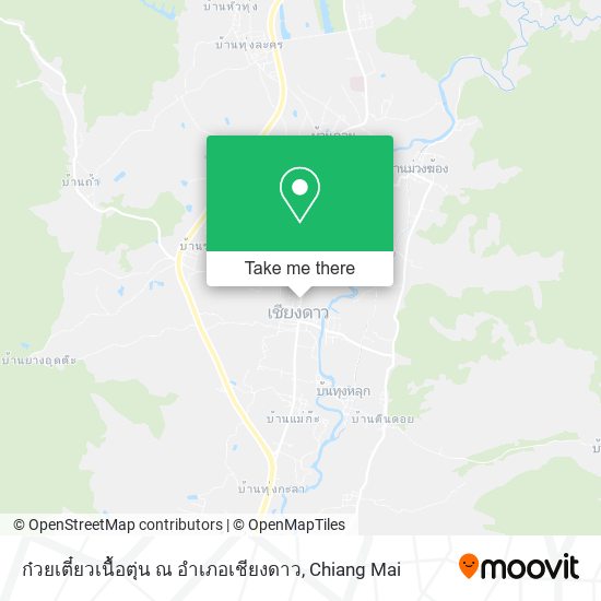 ก๋วยเตี๋ยวเนื้อตุ่น ณ อําเภอเชียงดาว map