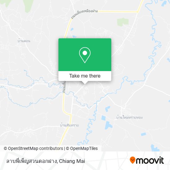 ลาบพี่เพ็ญสวนดอกฝาง map