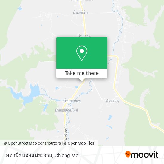 สถานีขนส่งแม่ขะจาน map