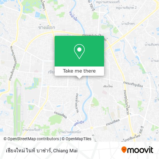 เชียงใหม่ ไนท์ บาซ่าร์ map