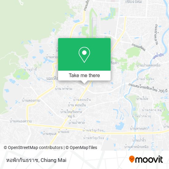 หอพักกันธราช map