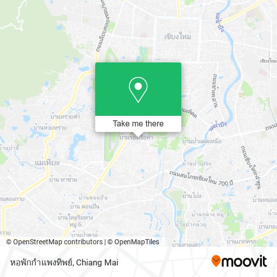 หอพักกําแพงทิพย์ map