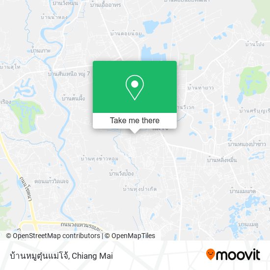 บ้านหมูตุ๋นแม่โจ้ map