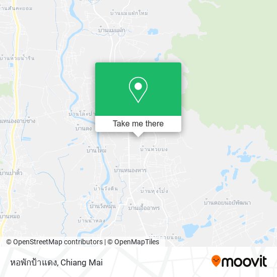 หอพักป้าแดง map