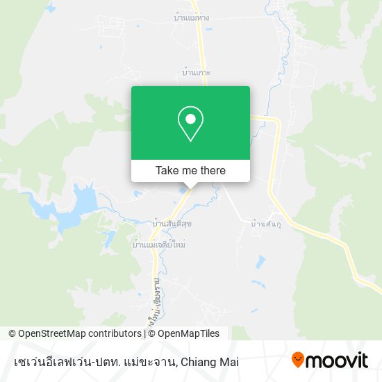 เซเว่นอีเลฟเว่น-ปตท. แม่ขะจาน map