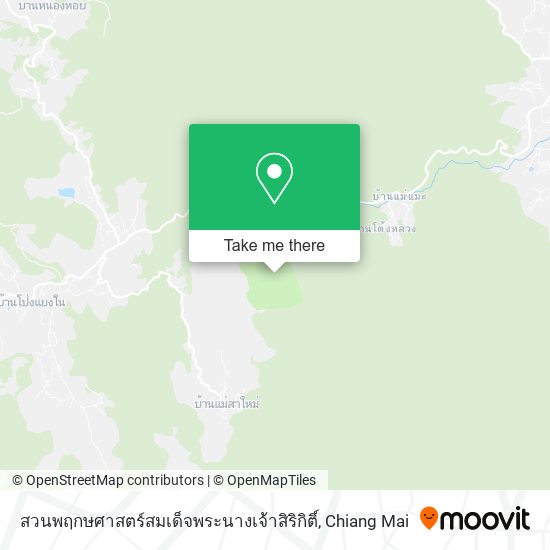 สวนพฤกษศาสตร์สมเด็จพระนางเจ้าสิริกิติ์ map