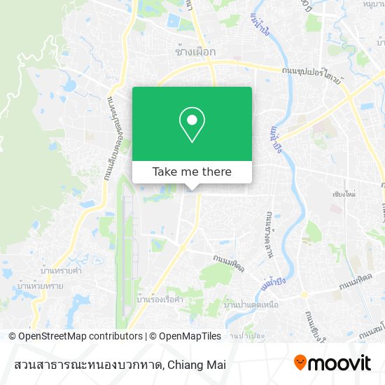 สวนสาธารณะหนองบวกหาด map