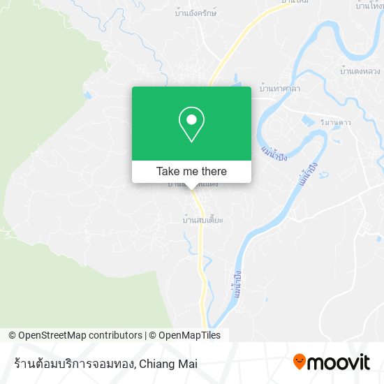 ร้านต้อมบริการจอมทอง map