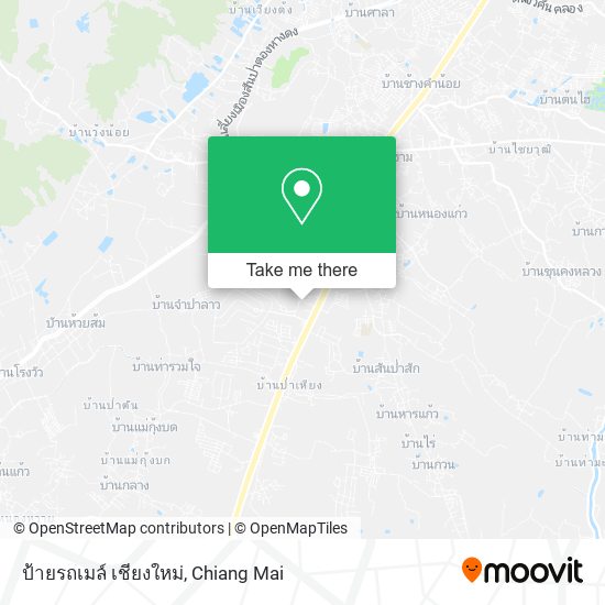 ป้ายรถเมล์ เชียงใหม่ map