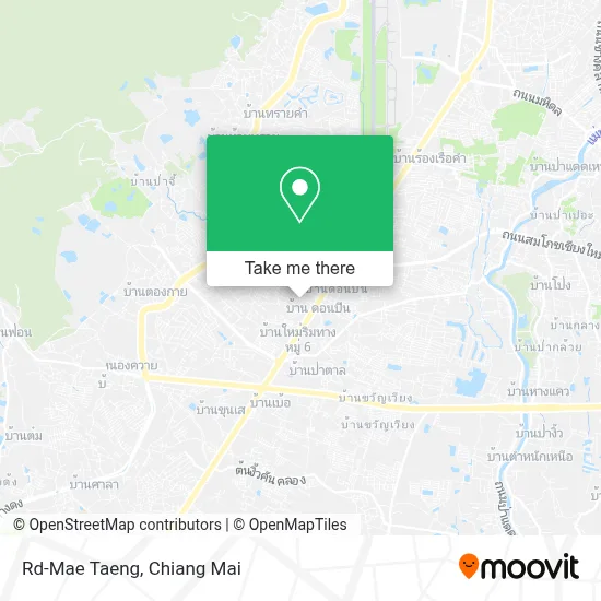 Rd-Mae Taeng map