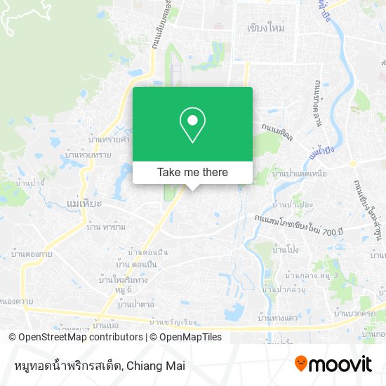 หมูทอดน้ําพริกรสเด็ด map