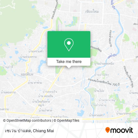 เซเว่น ป่าแดด map