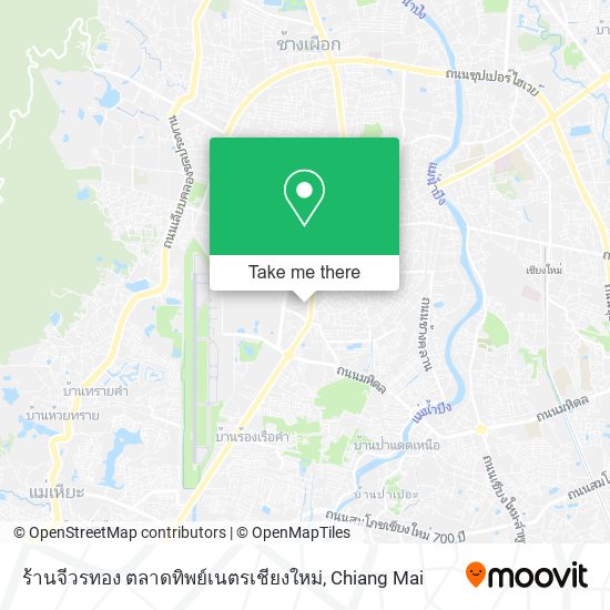 ร้านจีวรทอง ตลาดทิพย์เนตรเชียงใหม่ map