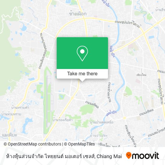 ห้างหุ้นส่วนจํากัด ไทยยนต์ มอเตอร์ เซลส์ map