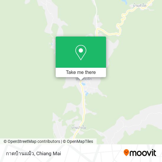 กาดบ้านแม้ว map