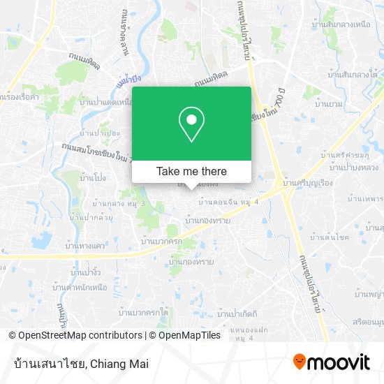 บ้านเสนาไชย map