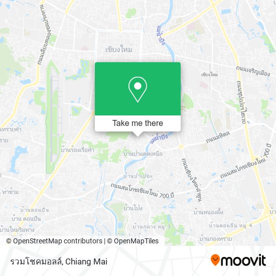 รวมโชคมอลล์ map