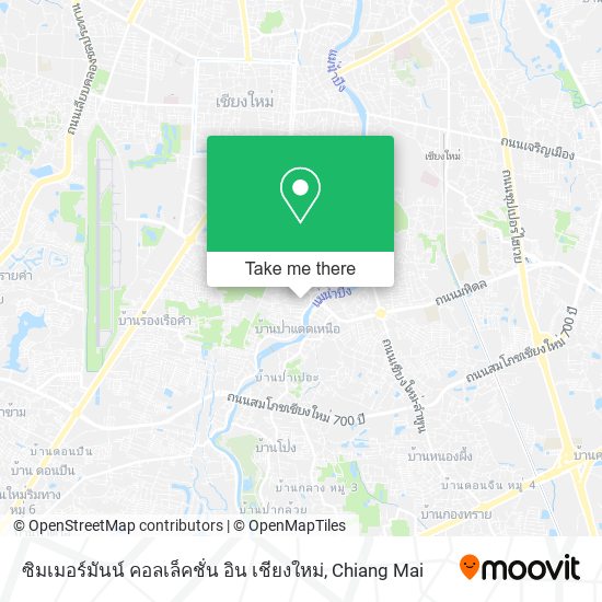 ซิมเมอร์มันน์ คอลเล็คชั่น อิน เชียงใหม่ map