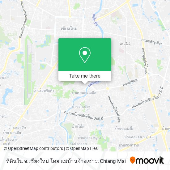 ที่ดินใน จ.เชียงใหม่ โดย แม่บ้านจ้างเซาะ map