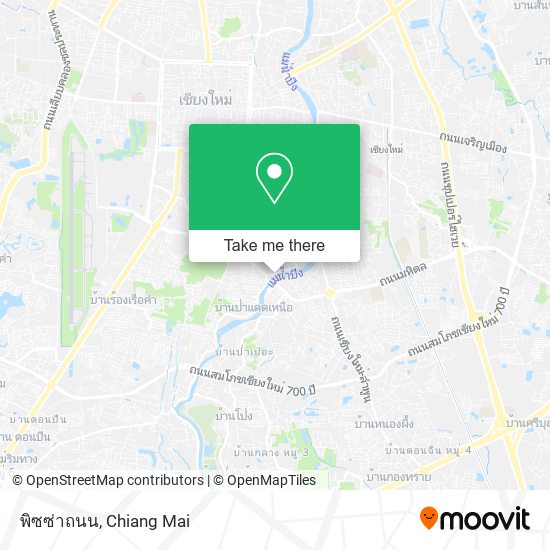 พิซซ่าถนน map