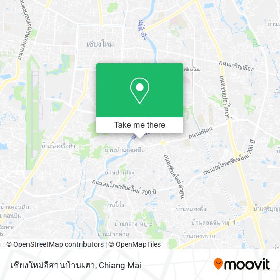 เชียงใหม่อีสานบ้านเฮา map