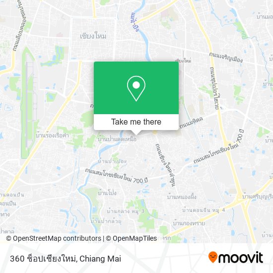 360 ช็อปเชียงใหม่ map