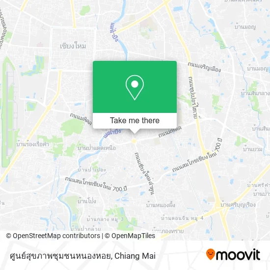 ศูนย์สุขภาพชุมชนหนองหอย map