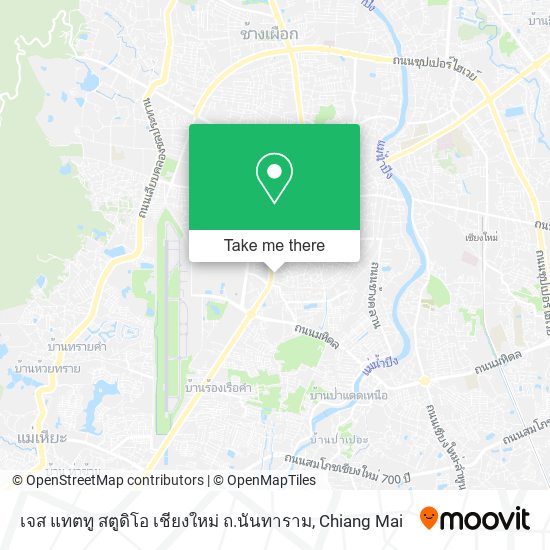 เจส แทตทู สตูดิโอ เชียงใหม่ ถ.นันทาราม map