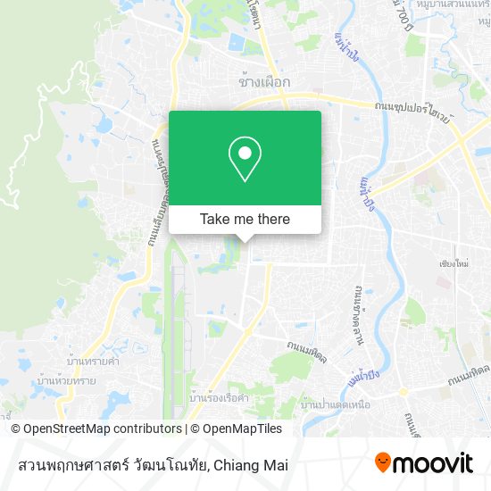 สวนพฤกษศาสตร์ วัฒนโณทัย map