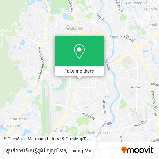 ศูนย์การเรียนรู้ภูมิปัญญาไทย map