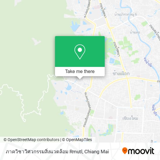 ภาควิชาวิศวกรรมสิ่งแวดล้อม Rmutl map