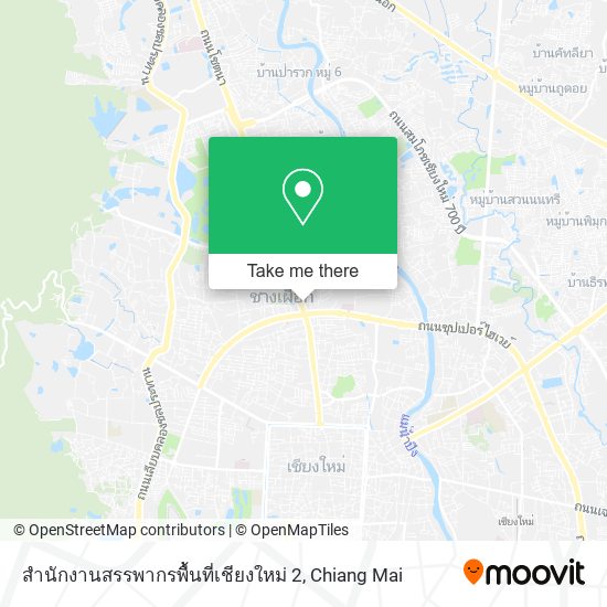 สํานักงานสรรพากรพื้นที่เชียงใหม่ 2 map