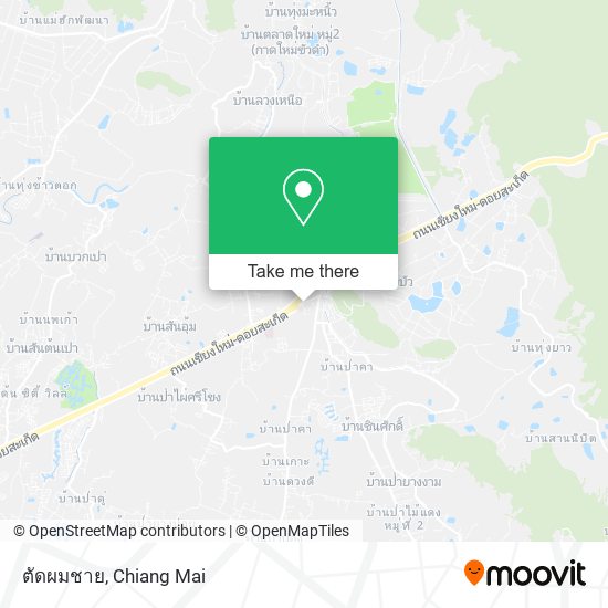 ตัดผมชาย map