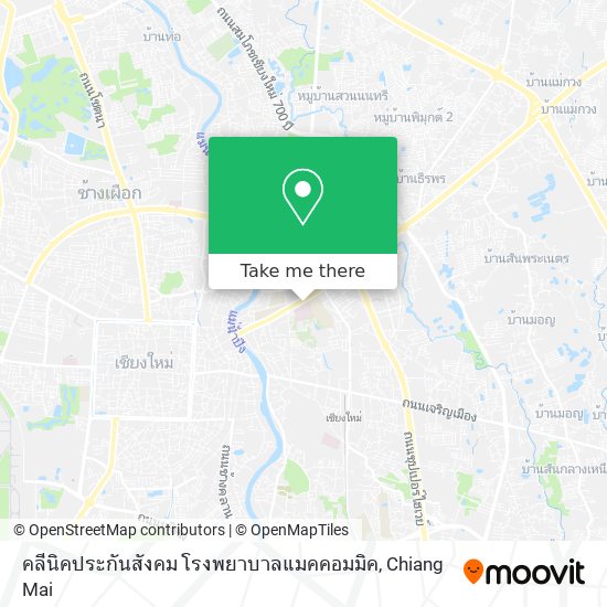 คลีนิคประกันสังคม โรงพยาบาลแมคคอมมิค map