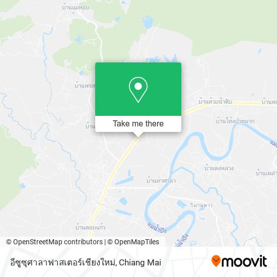 อีซูซุศาลาฟาสเตอร์เชียงใหม่ map