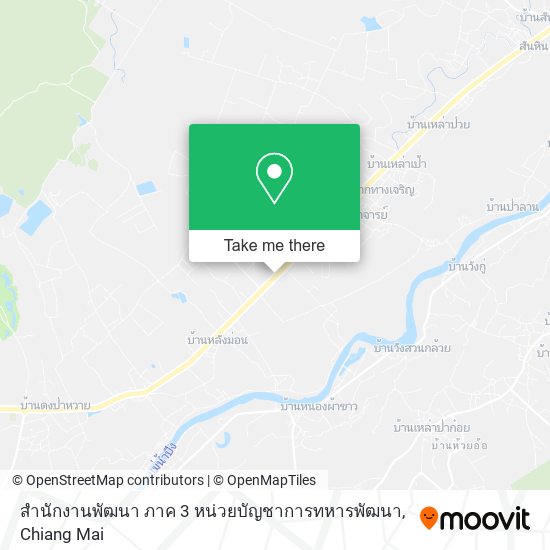 สํานักงานพัฒนา ภาค 3 หน่วยบัญชาการทหารพัฒนา map