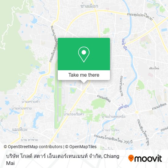 บริษัท โกลด์ สตาร์ เอ็นเตอร์เทนเมนท์ จํากัด map