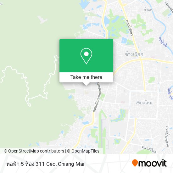 หอพัก 5 ห้อง 311 Ceo map