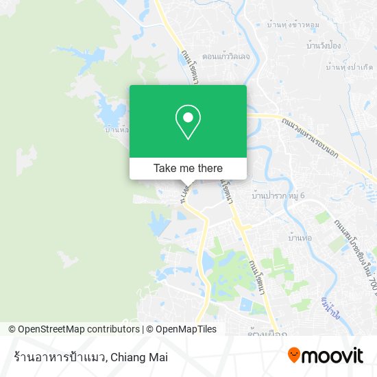 ร้านอาหารป้าแมว map