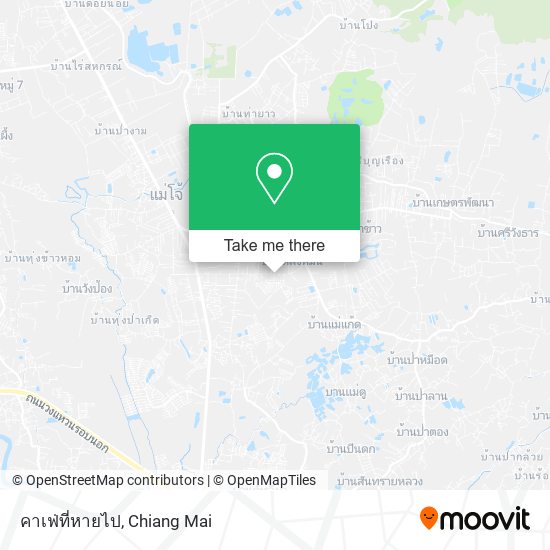 คาเฟ่ที่หายไป map