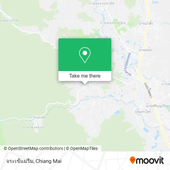 จระเข้แม่ริม map