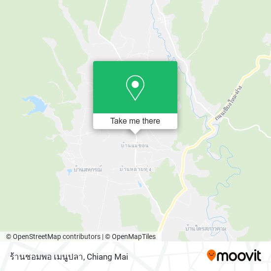 ร้านชอมพอ เมนูปลา map