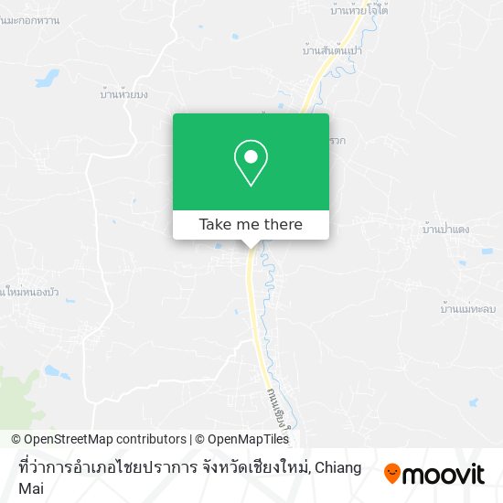 ที่ว่าการอำเภอไชยปราการ จังหวัดเชียงใหม่ map