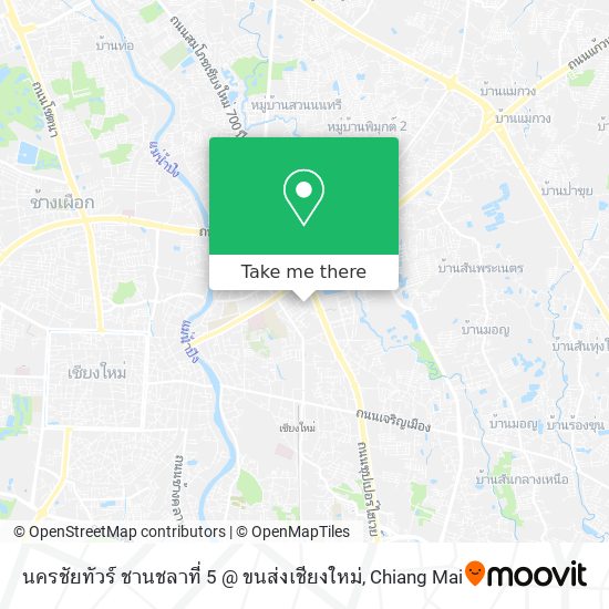 นครชัยทัวร์ ชานชลาที่ 5 @ ขนส่งเชียงใหม่ map