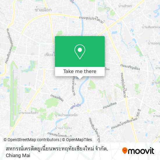 สหกรณ์เครดิตยูเนี่ยนพระหฤทัยเชียงใหม่ จำกัด map