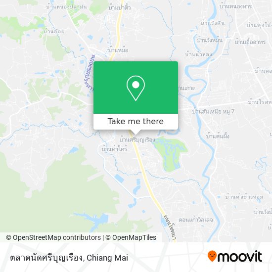 ตลาดนัดศรีบุญเรือง map